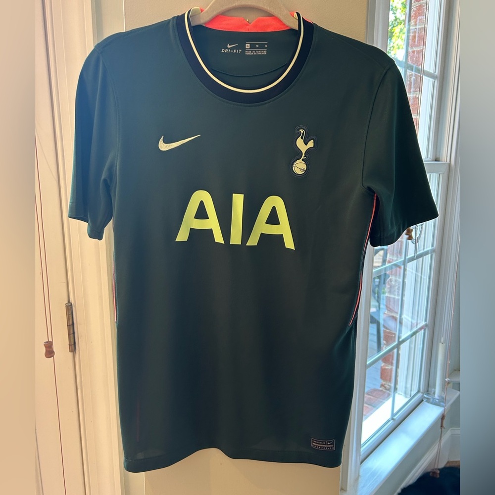 Tottenham Jersey Green Yellow Orange Black Soccer Hotspur AIA Youth XL Nike